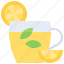 lemon, tea, cup, leaf, shop, drink, cafe, drinks 
