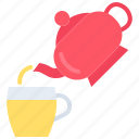 tea, cup, teapot, shop, drink, cafe, drinks
