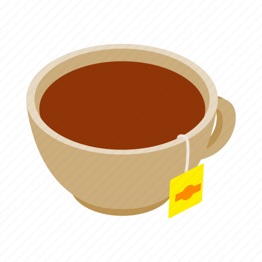 Beverage, cup, drink, hot, isometric, mug, tea icon - Download on Iconfinder