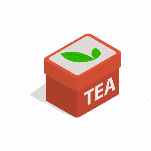 Box, case, container, drink, isometric, packaging, tea icon - Download on Iconfinder