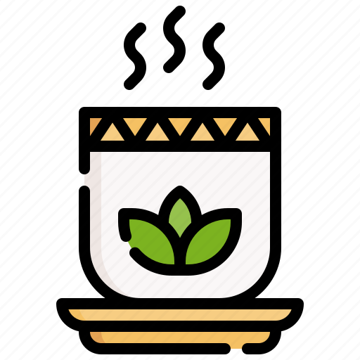 Green, tea, cup, hot, drink, beverage icon - Download on Iconfinder