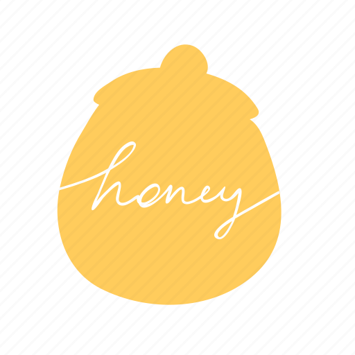 Honey, honey pot, pot, sweet, yellow icon - Download on Iconfinder