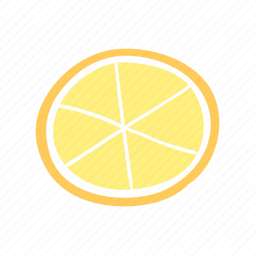 Citrus, fruit, juicy, lemon, slice, yellow icon - Download on Iconfinder