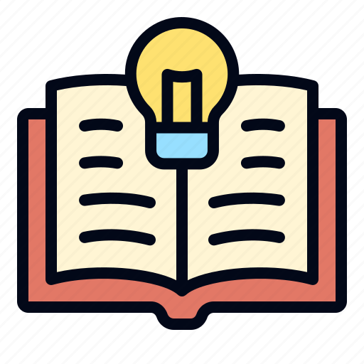 Knowledge, book, knowledge base, open book, idea, learning, bulb icon - Download on Iconfinder
