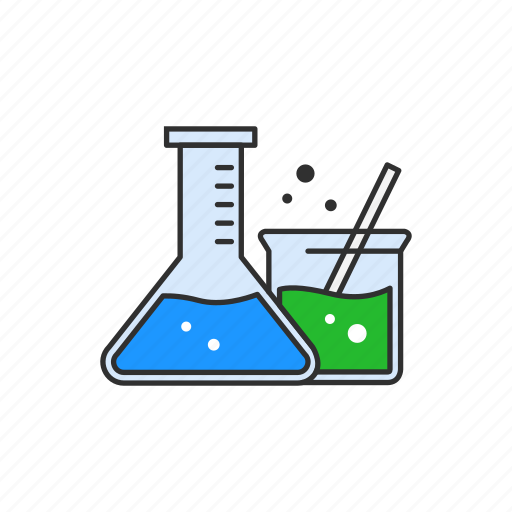 Beaker, experiment, flask, laboratory, science, test, tube icon - Download on Iconfinder