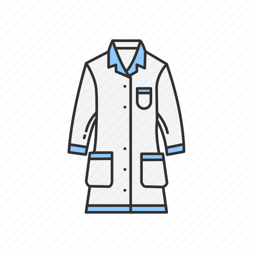 Clothes, coat, experiment, lab gown, laboratory, science, uniform icon - Download on Iconfinder
