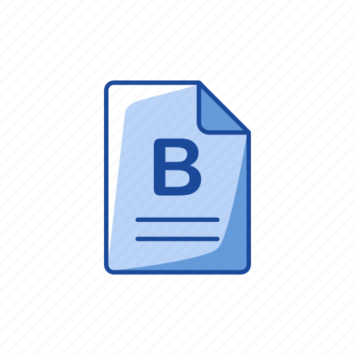 B, card, educational, grade, report card, score, test result icon - Download on Iconfinder