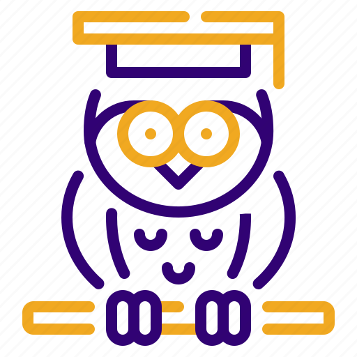 Owl, education, night, funny owl, halloween, cute owl, fowl icon - Download on Iconfinder