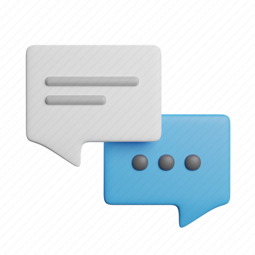 Chatting 3D illustration - Download on Iconfinder