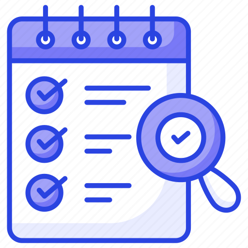 Checklist, verification, task, list, verified, notepad, documentation icon - Download on Iconfinder