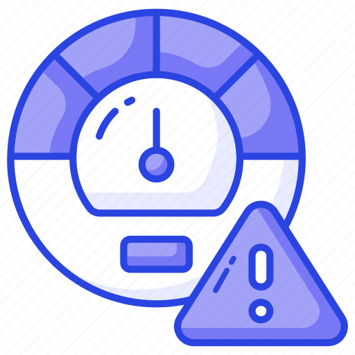 Speed, limit, speedometer, alert, warning, risk, gauge icon - Download on Iconfinder