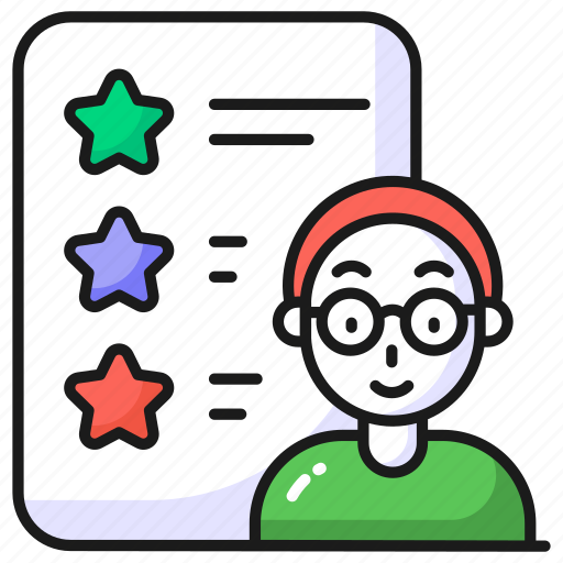 Employee, feedback, performance, ratings, gradings, stars, ranking icon - Download on Iconfinder