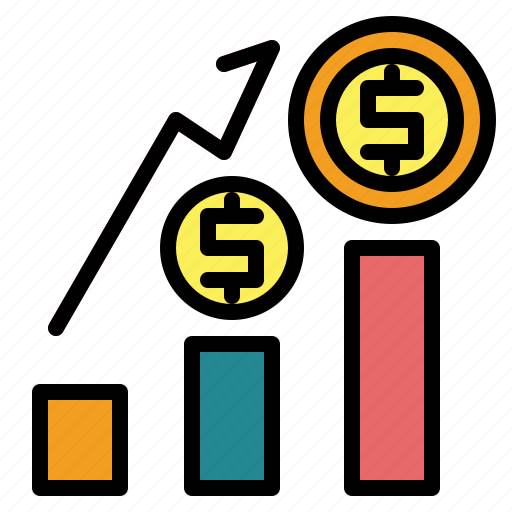 Business, coins, finance, graph, growing, money, statistics icon - Download on Iconfinder