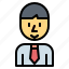avatar, businessman, profile, user 