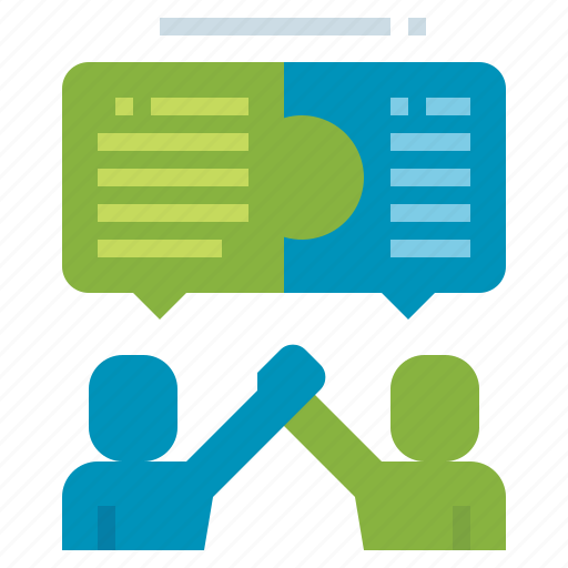 Discussion, solution, talk, teamwork icon - Download on Iconfinder