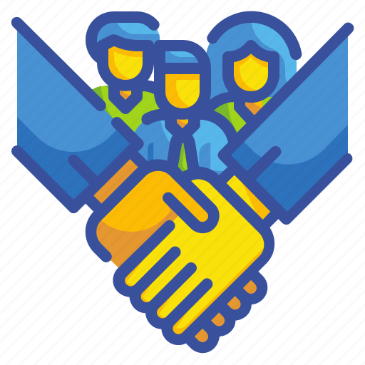 Agreement, business, cooperate, hand, partnership, shake, teamwork icon - Download on Iconfinder