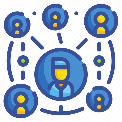 Communication, connection, contact, network, organization, partner, teamwork icon - Download on Iconfinder