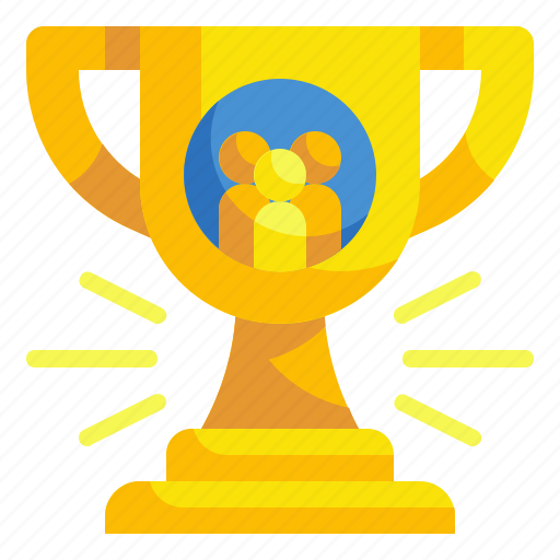 Award, champion, competition, goal, teamwork, trophy, winner icon - Download on Iconfinder