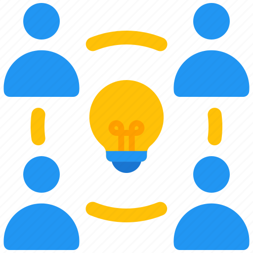 Brainstorm, team, work, teamwork, group, creative, idea icon - Download on Iconfinder
