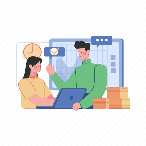 Leadership, lifestyles, activity, meeting, teamwork, business, conversation illustration - Download on Iconfinder