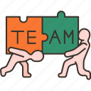 team, building, teamwork, cooperation, mission