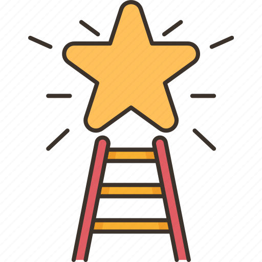 Achievement, ladder, climbing, motivation, successful icon - Download on Iconfinder