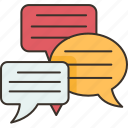 communication, chat, conversation, comments, message