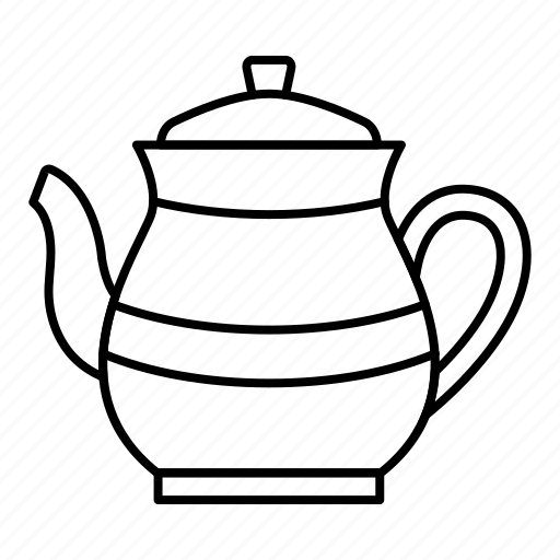 Kitchenware, object, pot, silhouette, tea, teapot, utensil icon - Download on Iconfinder