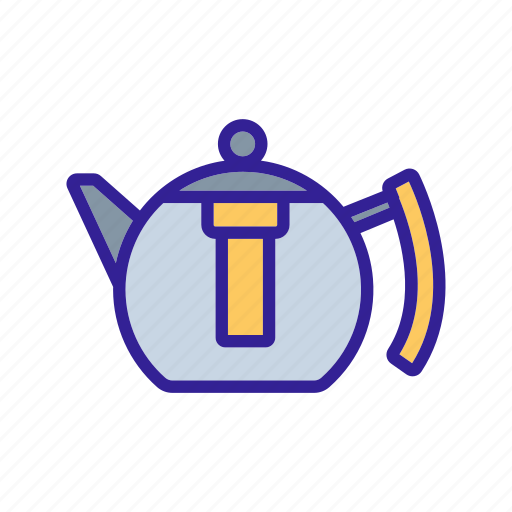 Boiling, coffee, household, press, teapot, tool, utensil icon - Download on Iconfinder