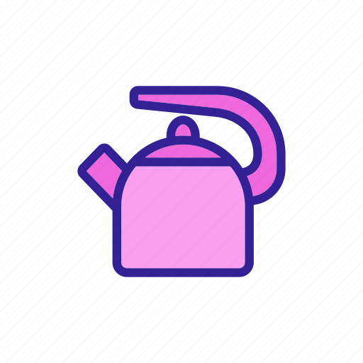Boiling, coffee, gas, household, kettle, teapot, tool icon - Download on Iconfinder