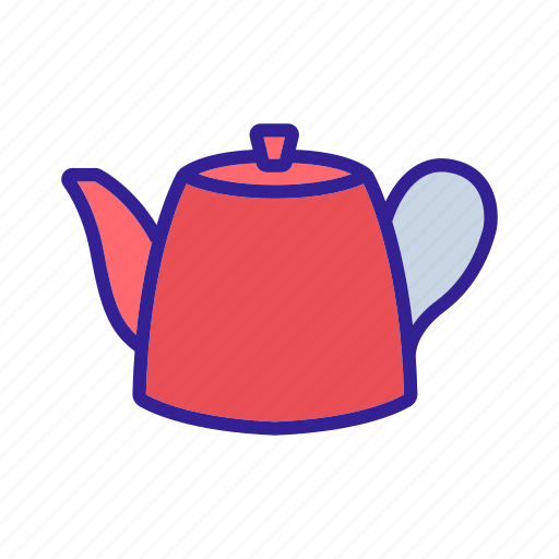 Boiling, ceramic, coffee, kitchen, teapot, tool, utensil icon - Download on Iconfinder