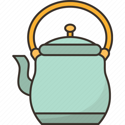 Teapot, beverage, kitchenware, iron, cast icon - Download on Iconfinder