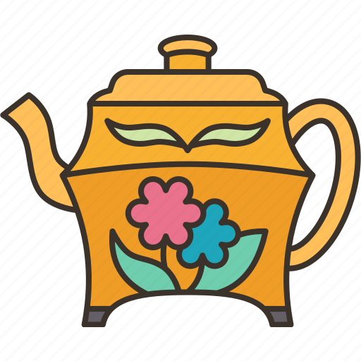 Teapot, beverage, vintage, dishware, kitchen icon - Download on Iconfinder
