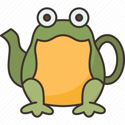 Teapot, frog, pot, kitchenware, ceramic icon - Download on Iconfinder
