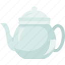 teapot, glass, tea, brewing, dishware