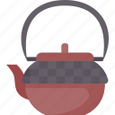 teapot, tea, hot, iron, dutch