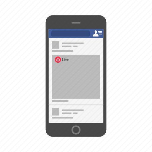 Facebook, facebook live, live, livestream icon - Download on Iconfinder