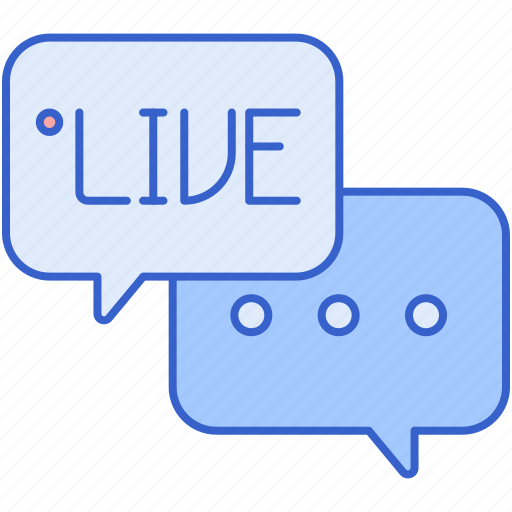 Live, chat, message, talk icon - Download on Iconfinder