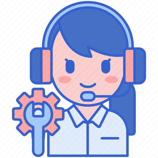 Support, technician, female, information icon - Download on Iconfinder