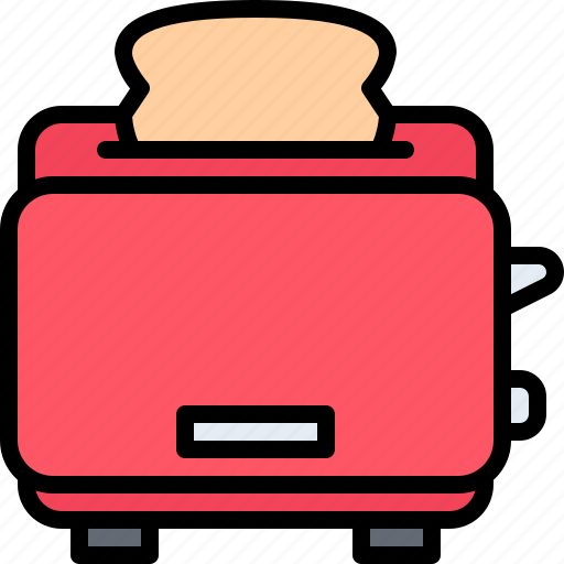 Toaster, electronics, shop, kitchen, cooking icon - Download on Iconfinder