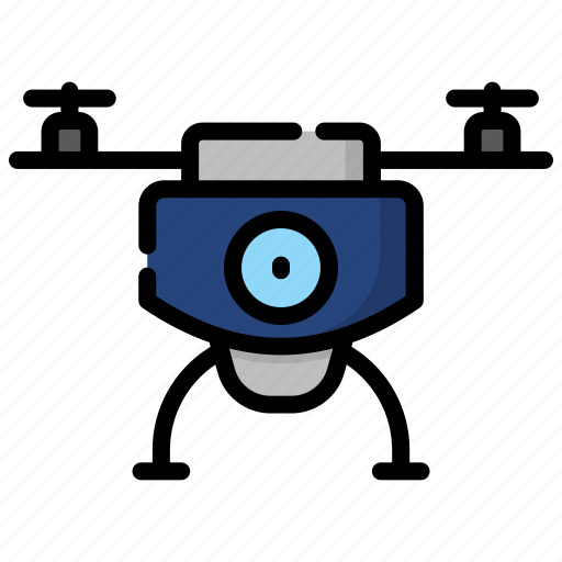Camera, device, drone, electronic, gadget, technology, video icon - Download on Iconfinder