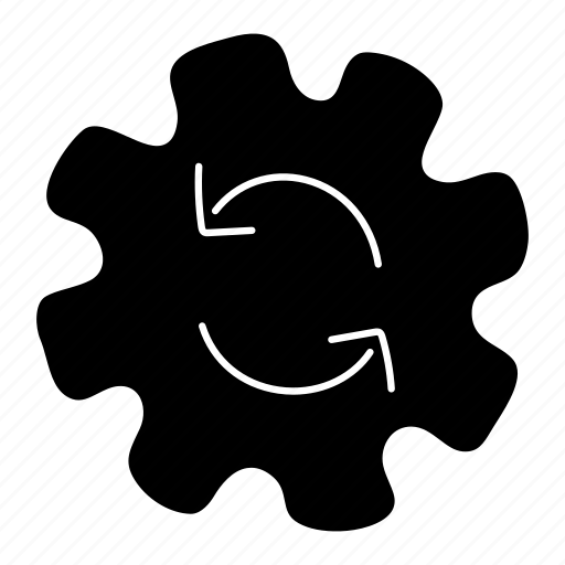 Setting update, setting refresh, gear, cogwheel, gearwheel icon - Download on Iconfinder