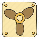cpu fan, cooling, computer accessory, computer appliance, computer exhaust