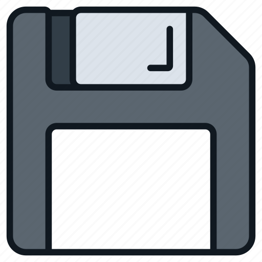 Disk, diskette, file, floppy, memory, save, storage icon - Download on Iconfinder