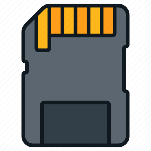 Card, digital, memory, save, sd, secure, storage icon - Download on Iconfinder