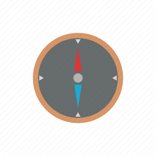 Arrow, compass, direction, down, navigation, pin icon - Download on Iconfinder