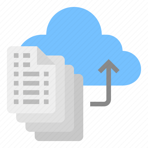Cloud, document, documentary, paper, storage, technology, electronic icon - Download on Iconfinder