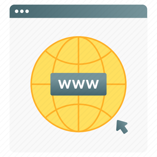 Internet, browser, internet browser, www, world wide web, web address, web domain icon - Download on Iconfinder