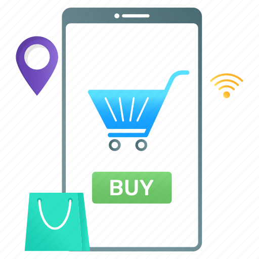 Smart, retail, shopping app, mobile app, online buying, ecommerce, mecommerce icon - Download on Iconfinder