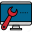 setting, tools, customize, maintain, icon, computer, technical, maintenance, repair, service, support 